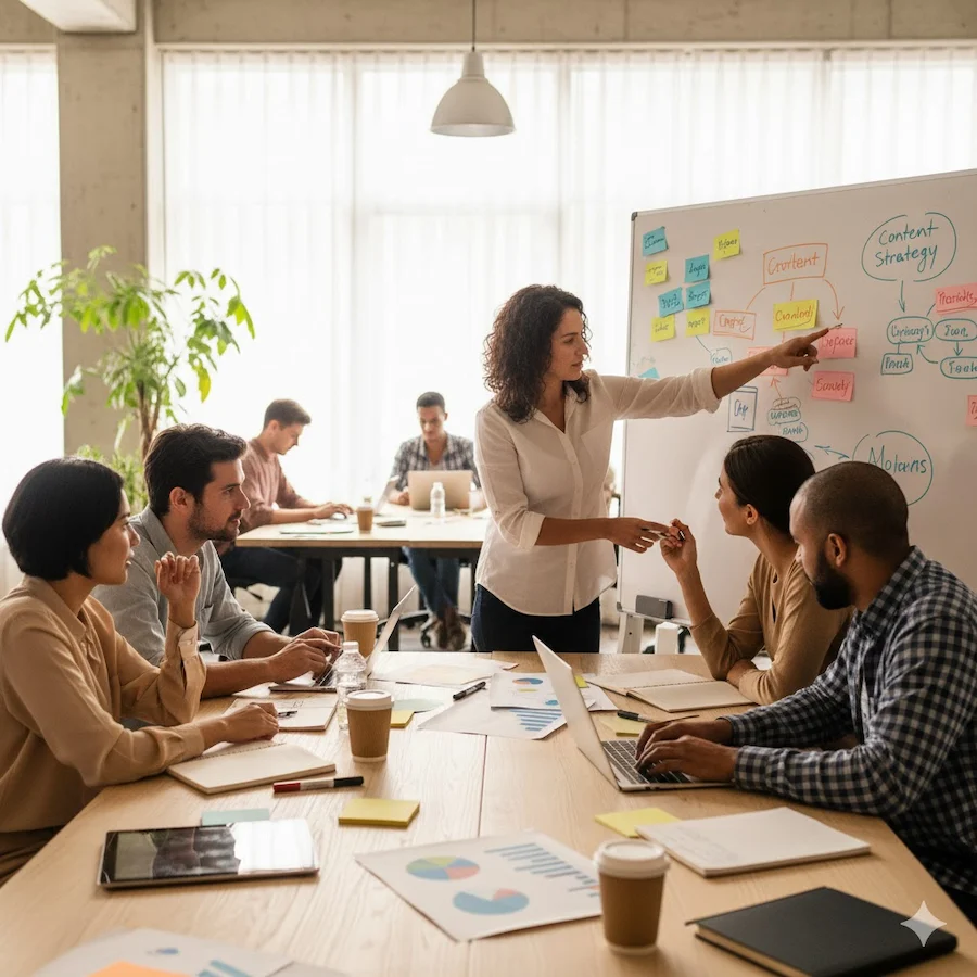 website structure and content