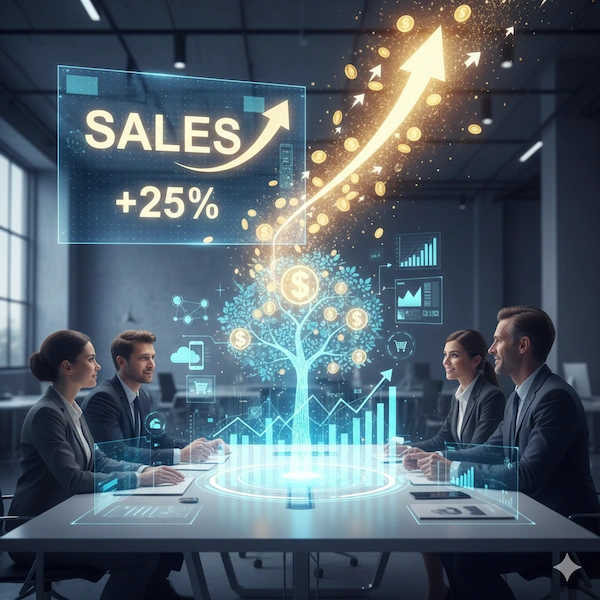 تكامل التقنية مع نمو المبيعات