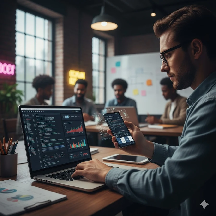 مراحل تطوير التطبيق