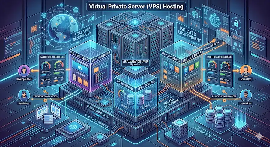 استضافة VPS الأداء الأعلى والتحكم الأفضل