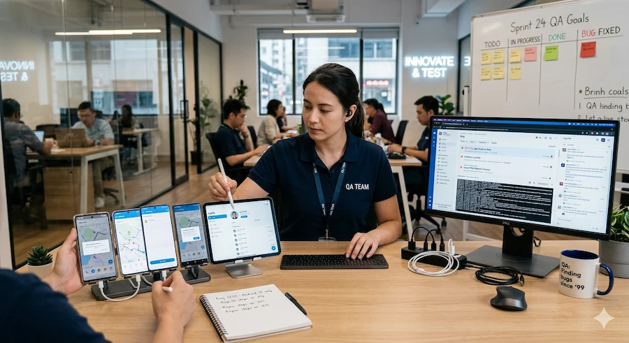 اختبار التطبيقات قبل الإطلاق لضمان الجودة – كود 95