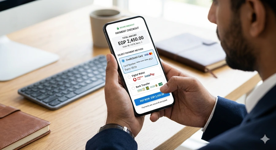 طرق دفع واضحة وشفافة في المتجر
