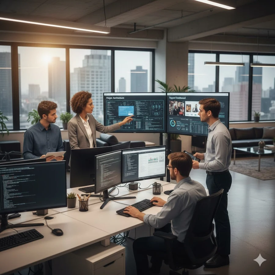 فريق برمجة محترف