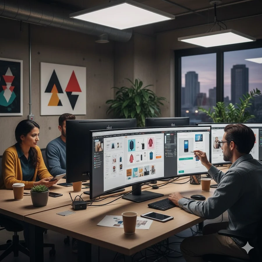 تصميم واجهة متجر جذابة